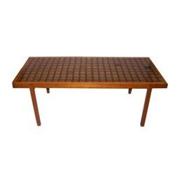 Resin cocktail/coffee table -mid century modern#2150836