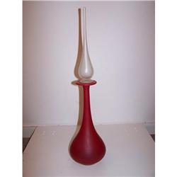 Midcentury Modern Glass Decanter-eames era #2150838