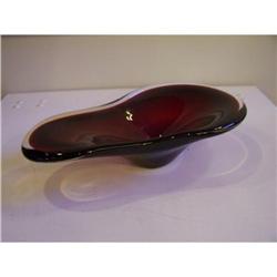 Sommerso Glass Bowl, Murano Italy-eames era #2150841