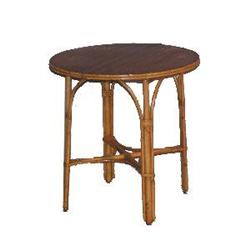 Vintage rattan lamp table (tropical, hawaiian) #2150845