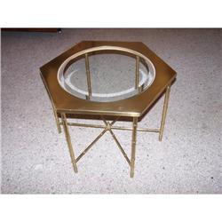 Faux bamboo side/end table, Hollywood #2150859