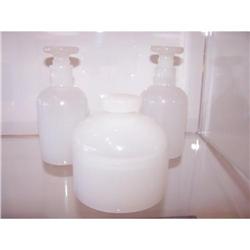 Set of 3 Cenedese Alabastro Glass Containers #2150870