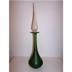 Midcentury Modern Glass Decanter-eames era #2150871