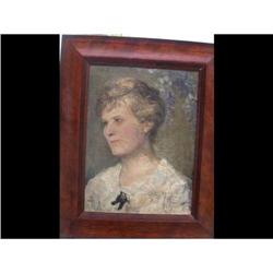 Art Nouveau Oil On Board 1906 #2150943