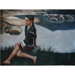 Waterside 30x40", oil on canvas #2150958