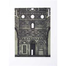 Valerie Thornton, etching, San Miniato #2150970
