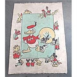 Rare Disney Silly Symphony Rug ~ Donald Duck #2150972