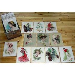 55 old vintage VICTORIAN STONE lithographs #2150974