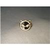 Estate 14K YG Yellow Gold Cat Onyx Diamond Ring#2151151
