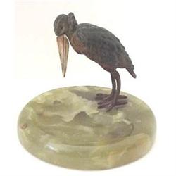 Vienna bronze and marble figural ashtray #2151257