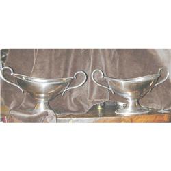 Pr. Georgian Old Sheffield Sweet Meat Dishes #2151347