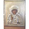 Image 1 : Antique Russian Icon of St Nicholas Gilded #2151352