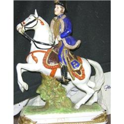 Sitzendorff Mounted Figure of General  Pajol #2151355