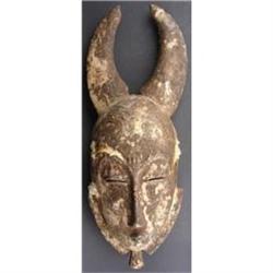 Encrusted Sacrificial Baule Mask, African Mask #2151382