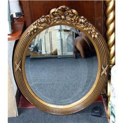 Louis XVI French oval Mirrror  beveled #2151465
