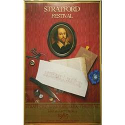 Rare Stratford Shakespeare Poster 1985 #2171115