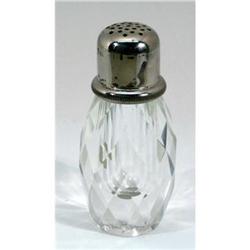 Imported Lead Crystal Pepper Mill hand cut #2171117