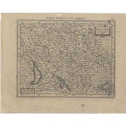 Map Burgundia France Burgundy Mercator 1630 #2171129