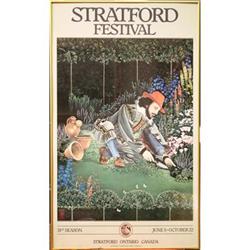 Rare Stratford Shakespeare Poster 1983 #2171157