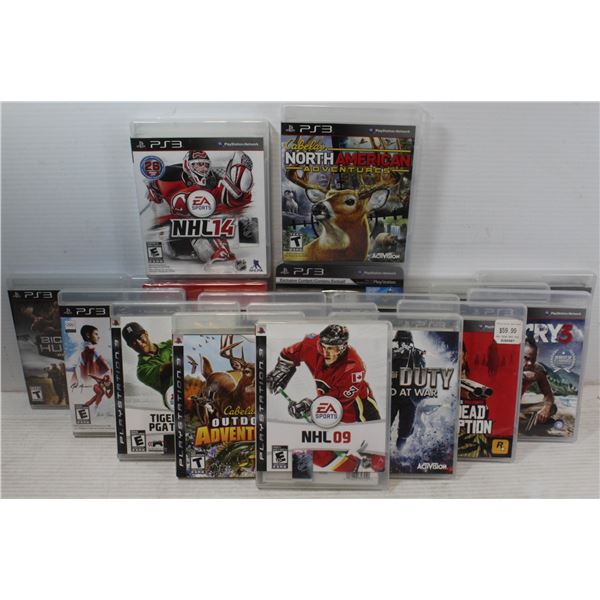 FLAT LOT OF PLAYSTATION 3 GAMES