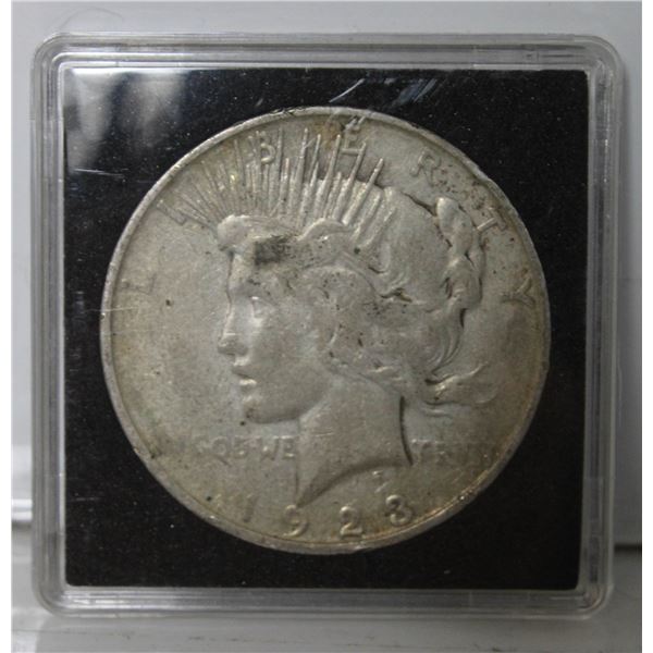 1923S USA SILVER PEACE DOLLAR