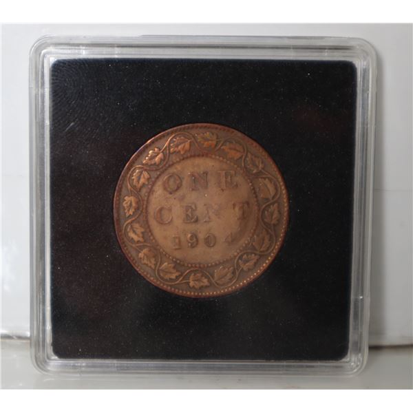 1904 EDWARDIAN CANADA LARGE CENT