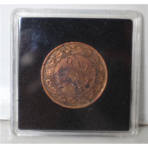 1898H VICTORIAN CANADA LARGE CENT