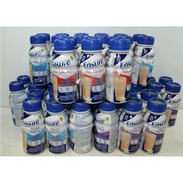 FLAT LOT OF ASSORTED PROTEIN DRINKS