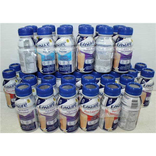 FLAT LOT OF ASSORTED PROTEIN DRINKS