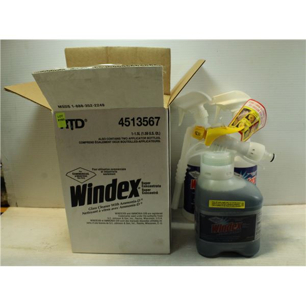 CASE OF WINDEX SUPER CONCENTRATE GLASS CLEANER