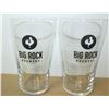 Image 1 : CASE LOT OF 24 BRAND NEW BIG ROCK BEER GLASSES