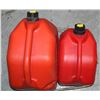 Image 1 : BUNDLE OF 2 JERRY CANS WITH SPOUTS AND CAPS -