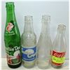 4 VINTAGE BOTTLES SUNCREST , CANADA DRY, COKE AND