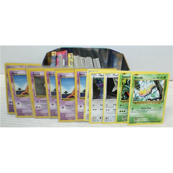 TIN OF OLD POKEMON COLLECTORS CARDS