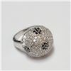 Image 1 : BZ390-129 SILVER CZ RING