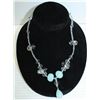 Image 1 : CRYSTAL DROP DOWN NECKLACE