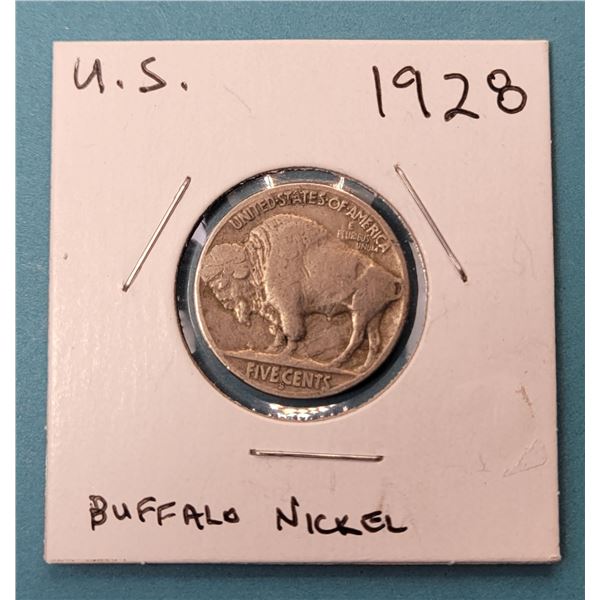 10)  US 1925 BUFFALO NICKLE.