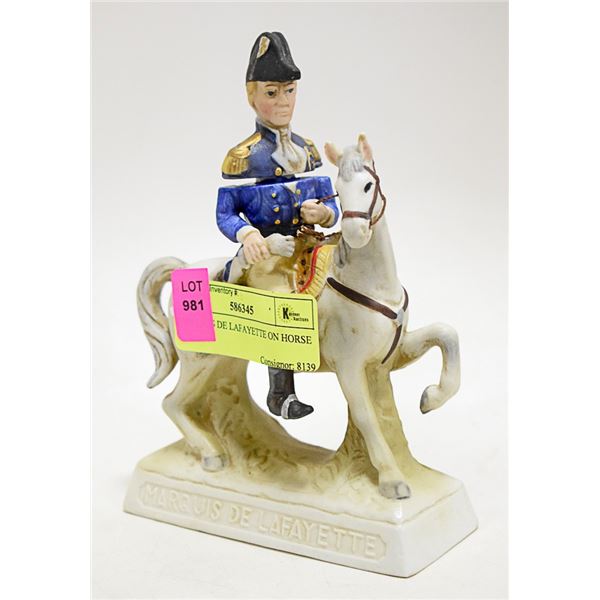 MARQUIS DE LAFAYETTE ON HORSE