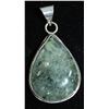 #20-NATURAL PREHNITE GEMSTONE PENDANT