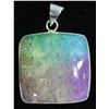 Image 1 : #29-NATURAL RAINBOW SOLAR QUARTZ PENDANT