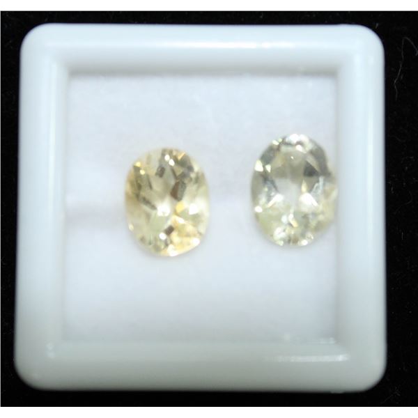 #125-CITRINE OVAL GEMSTONES 3.85ct