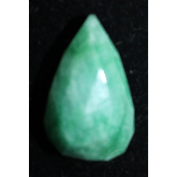 #158-GREEN EMERALD GEMSTONE 72.55ct