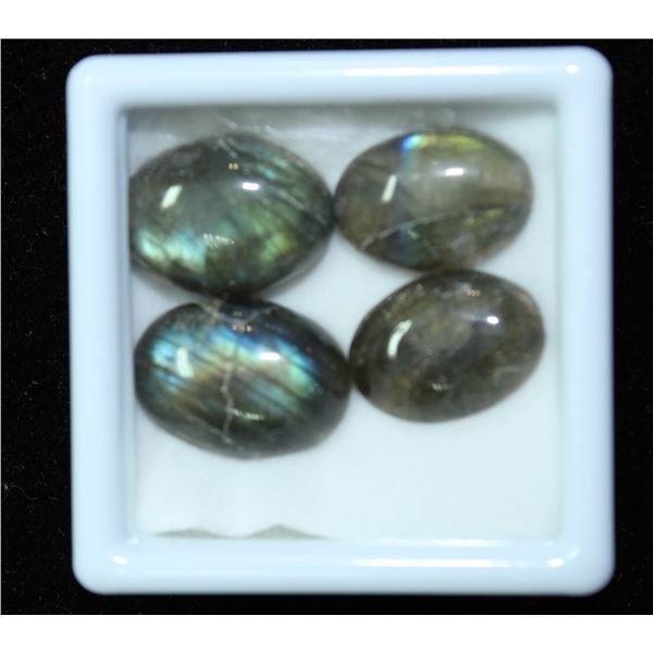 #230-NATUAL FIRE LABRADORITE GEMSTONES 37.90ct