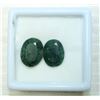 #167-GREEN EMERALD GEMSTONES 13.30ct