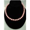 Image 1 : #17-SEA SHELL PEARL NECKLACE 18"/ 10mm