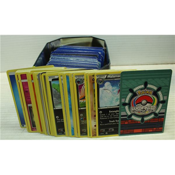 TIN OF OLD POKEMON COLLECTORS CARDS