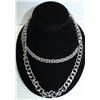 Image 1 : PAIR OF MENS HEAVY LINK NECKLACES