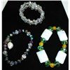 3 AUSTRIAN CRYSTAL BRACELETS ALL TOGETHER