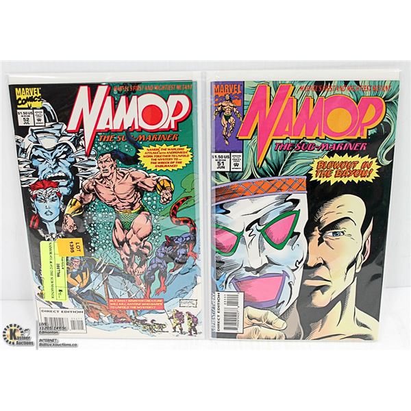 NAMOR #51 & #52 THE SUB MARINER