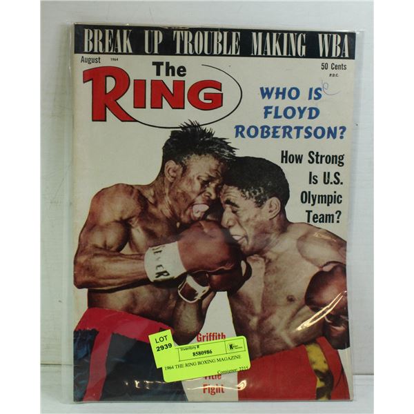 1964 THE RING BOXING MAGAZINE